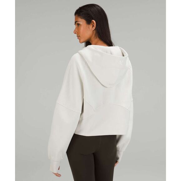 Lululemon Scuba Oversized Halfzip Hoodie  - M/L - Bone - Picture 3 of 6